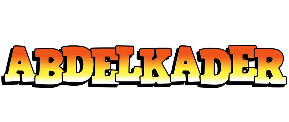 Abdelkader sunset logo