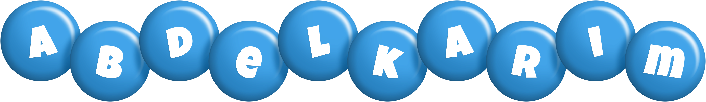 Abdelkarim candy-blue logo