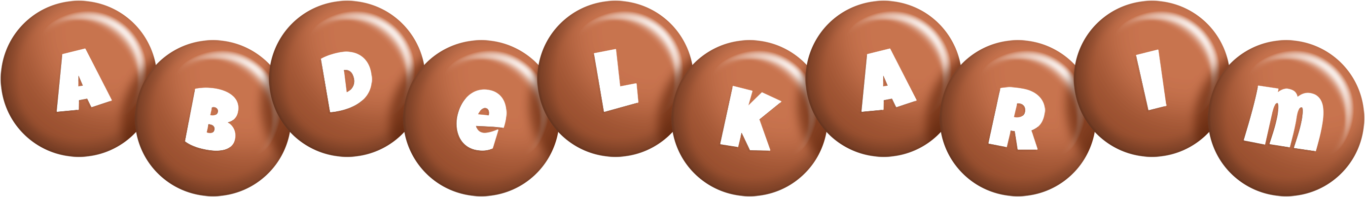Abdelkarim candy-brown logo