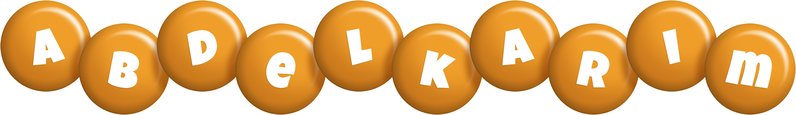 Abdelkarim candy-orange logo