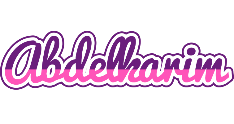 Abdelkarim cheerful logo