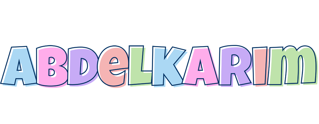 Abdelkarim pastel logo