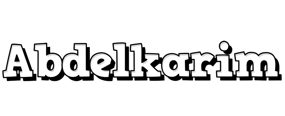 Abdelkarim snowing logo