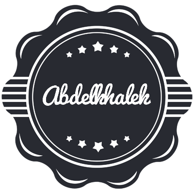 Abdelkhalek badge logo