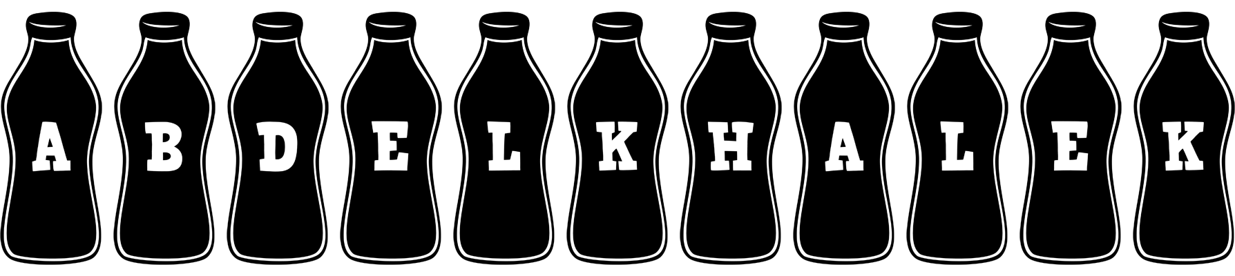 Abdelkhalek bottle logo