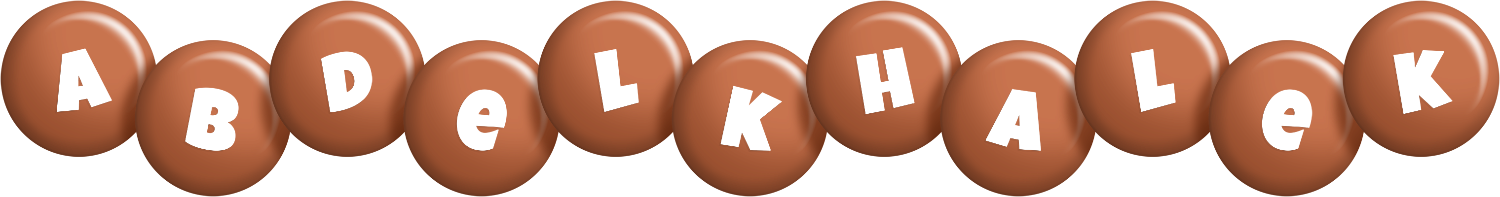Abdelkhalek candy-brown logo