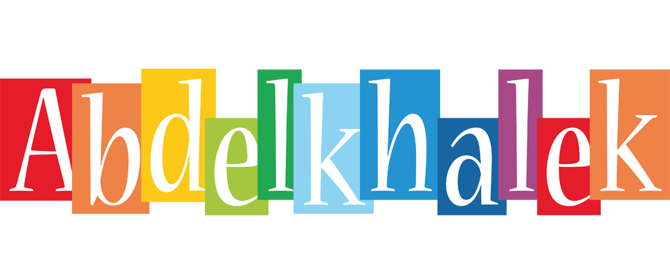 Abdelkhalek colors logo