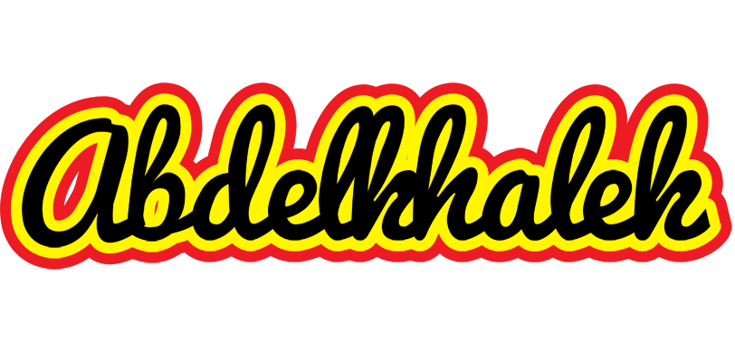 Abdelkhalek flaming logo