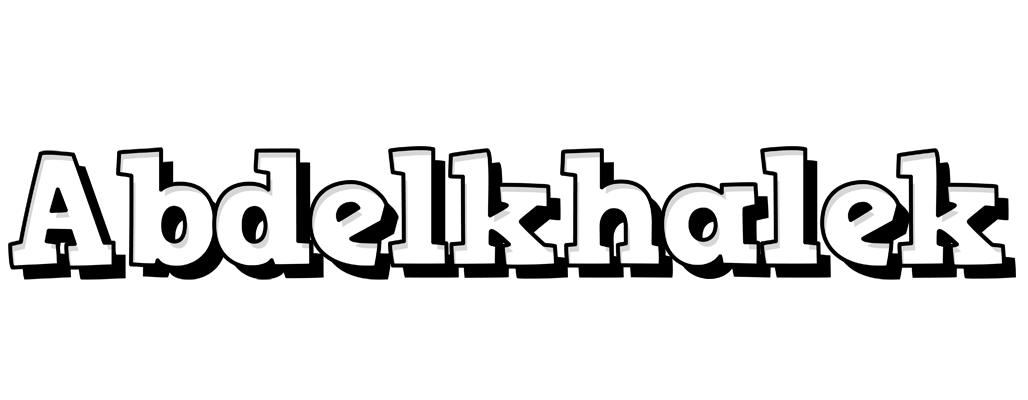 Abdelkhalek snowing logo