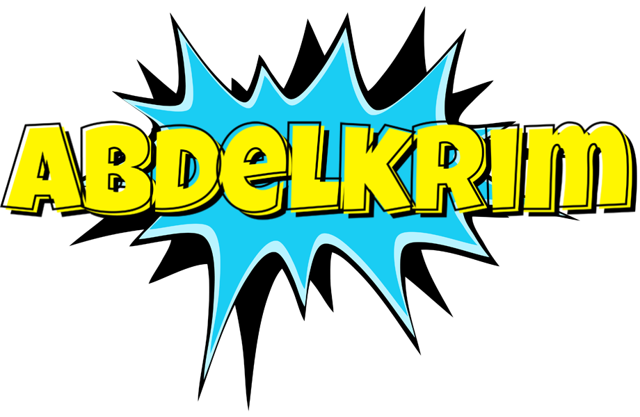 Abdelkrim amazing logo