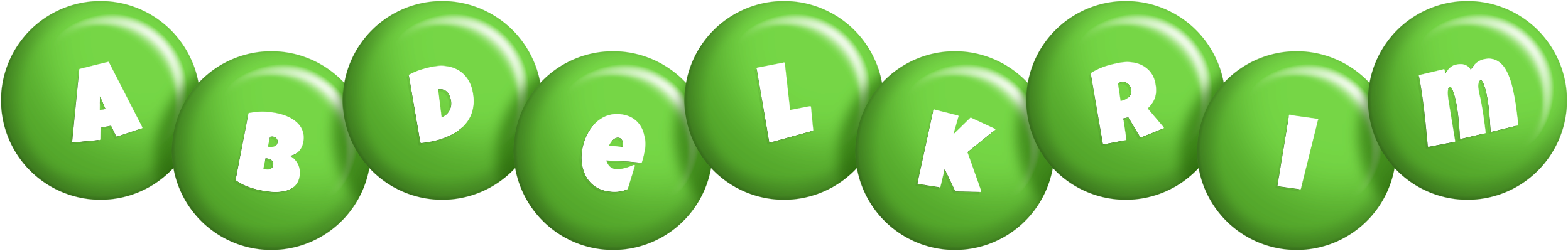 Abdelkrim candy-green logo