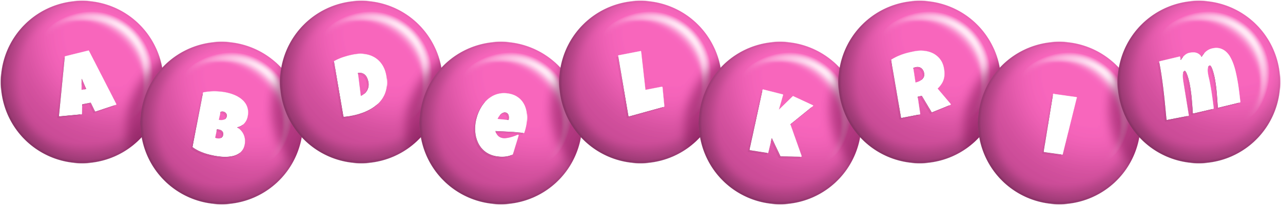 Abdelkrim candy-pink logo