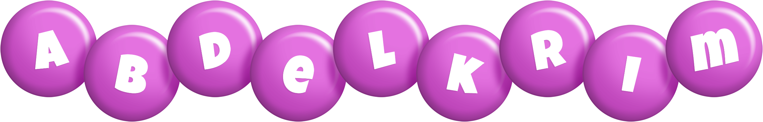 Abdelkrim candy-purple logo