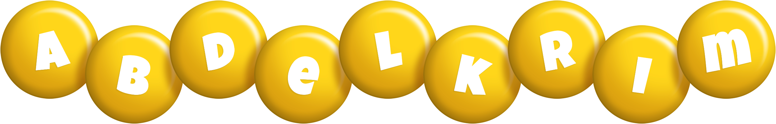 Abdelkrim candy-yellow logo