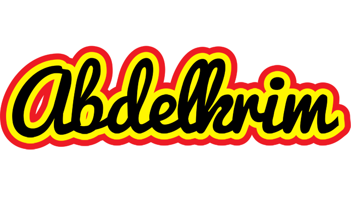 Abdelkrim flaming logo
