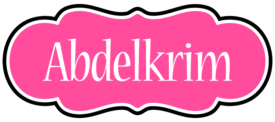 Abdelkrim invitation logo