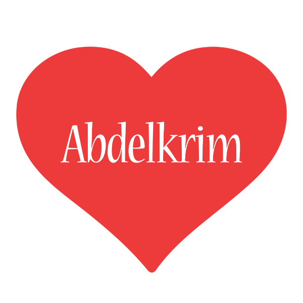 Abdelkrim love logo