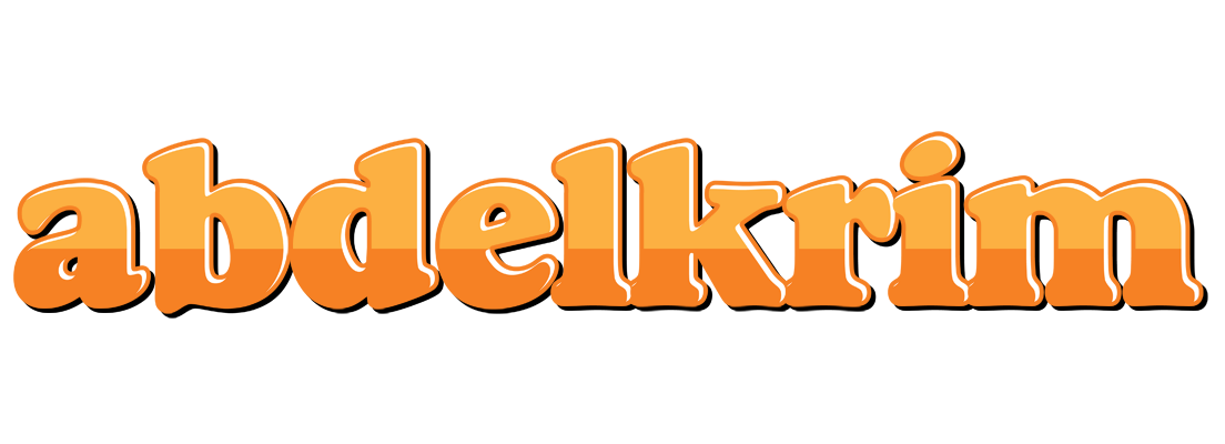Abdelkrim orange logo