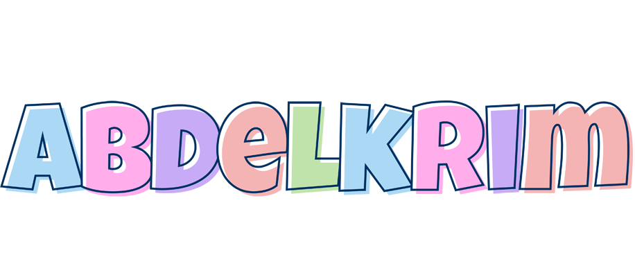 Abdelkrim pastel logo