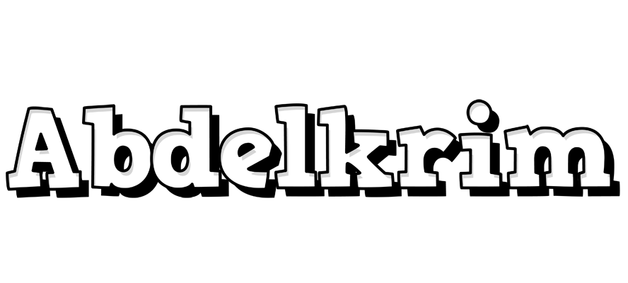 Abdelkrim snowing logo