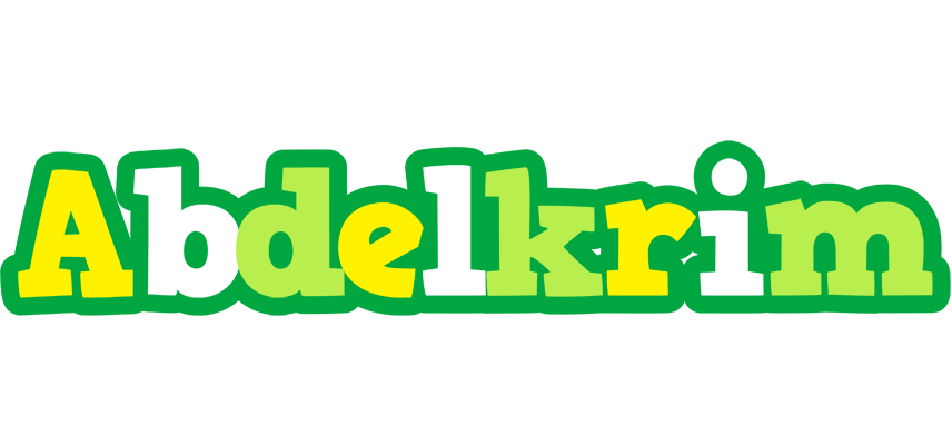Abdelkrim soccer logo