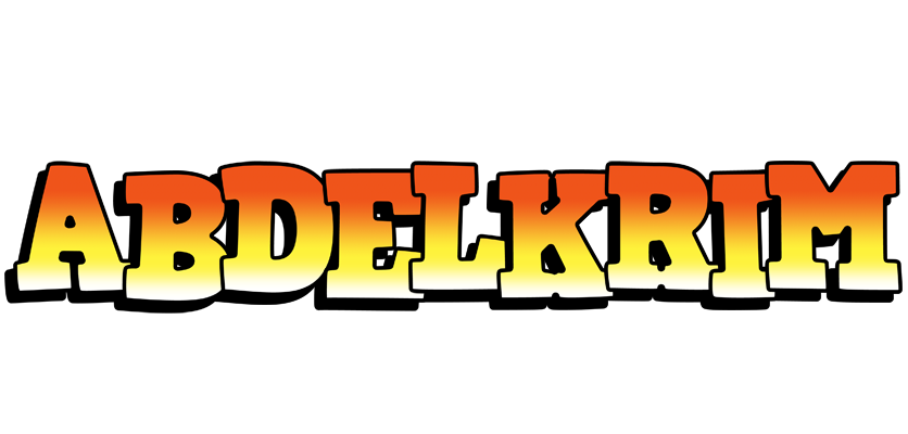Abdelkrim sunset logo