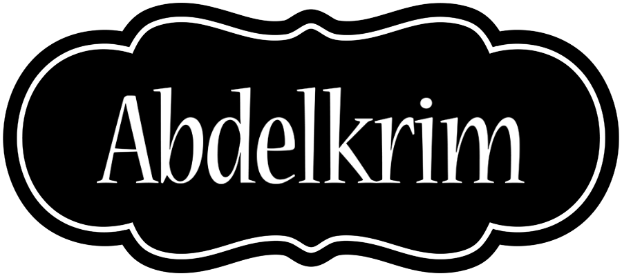 Abdelkrim welcome logo