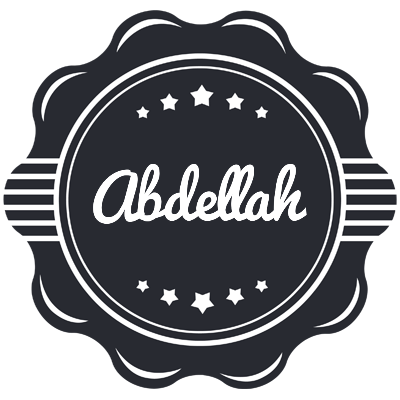 Abdellah badge logo
