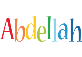 Abdellah birthday logo