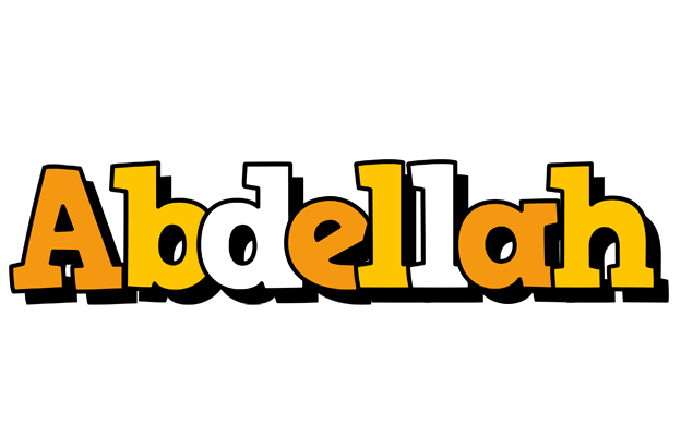 Abdellah cartoon logo