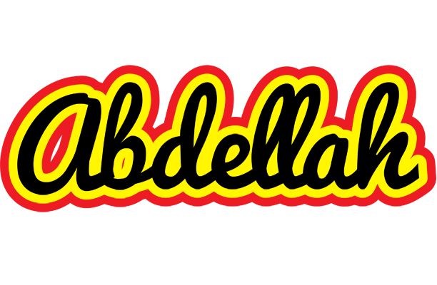 Abdellah flaming logo