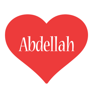 Abdellah love logo
