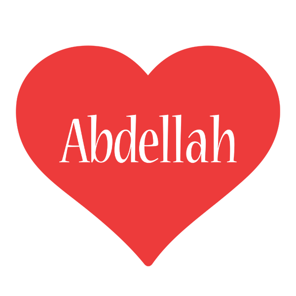 Abdellah love logo
