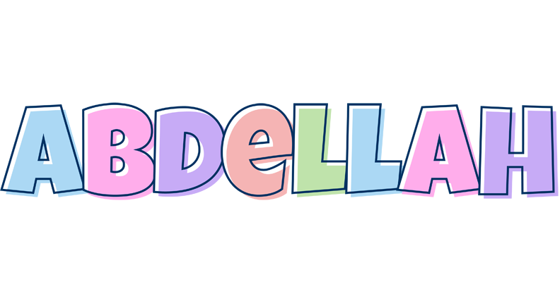 Abdellah pastel logo
