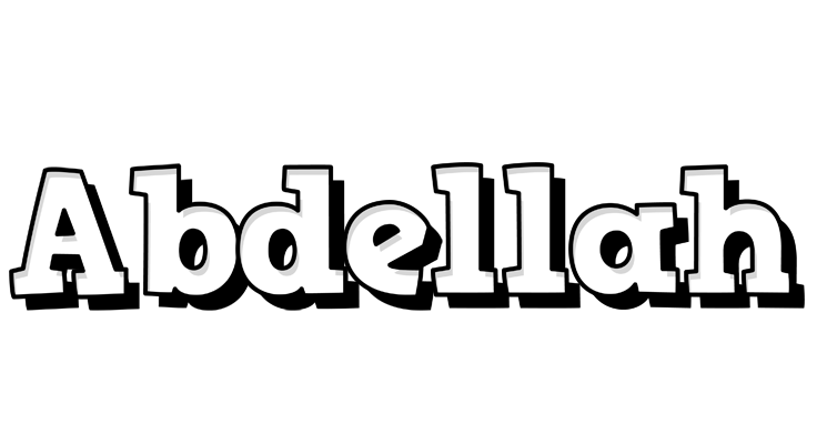 Abdellah snowing logo