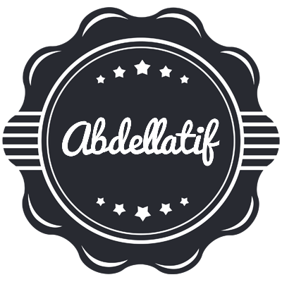 Abdellatif badge logo