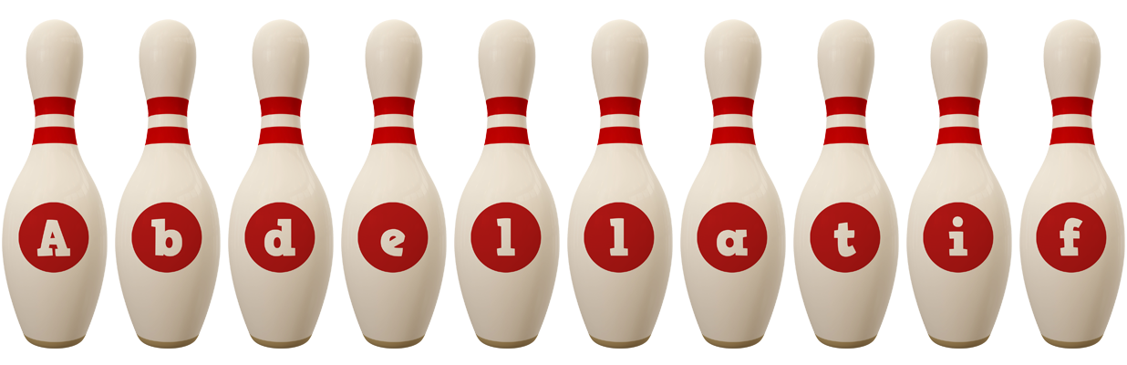 Abdellatif bowling-pin logo