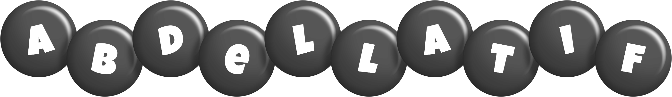 Abdellatif candy-black logo