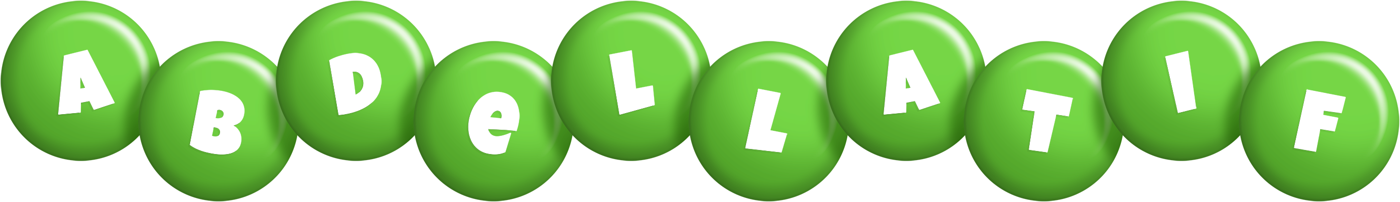 Abdellatif candy-green logo