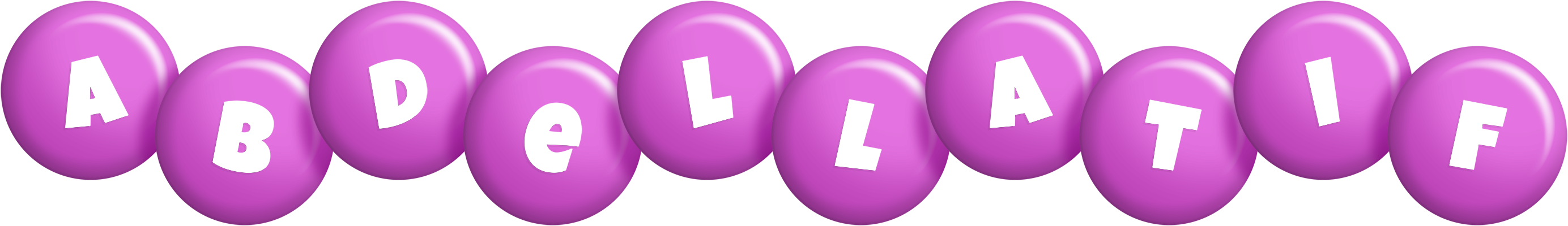 Abdellatif candy-purple logo