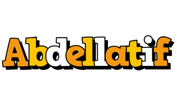 Abdellatif cartoon logo