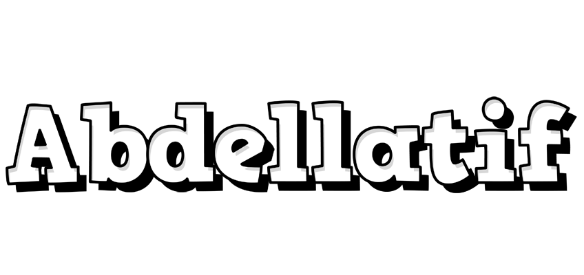 Abdellatif snowing logo