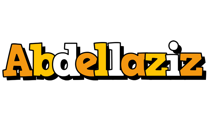 Abdellaziz cartoon logo