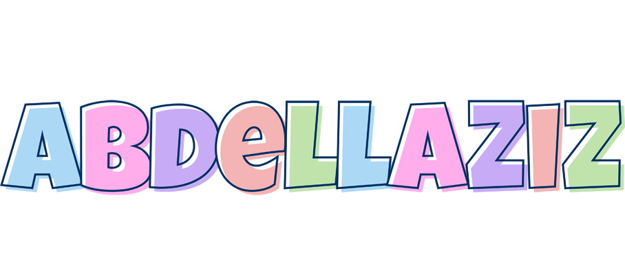 Abdellaziz pastel logo