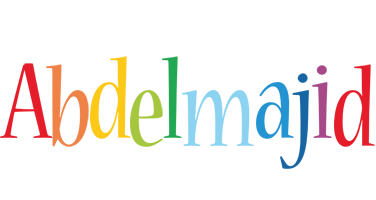 Abdelmajid birthday logo
