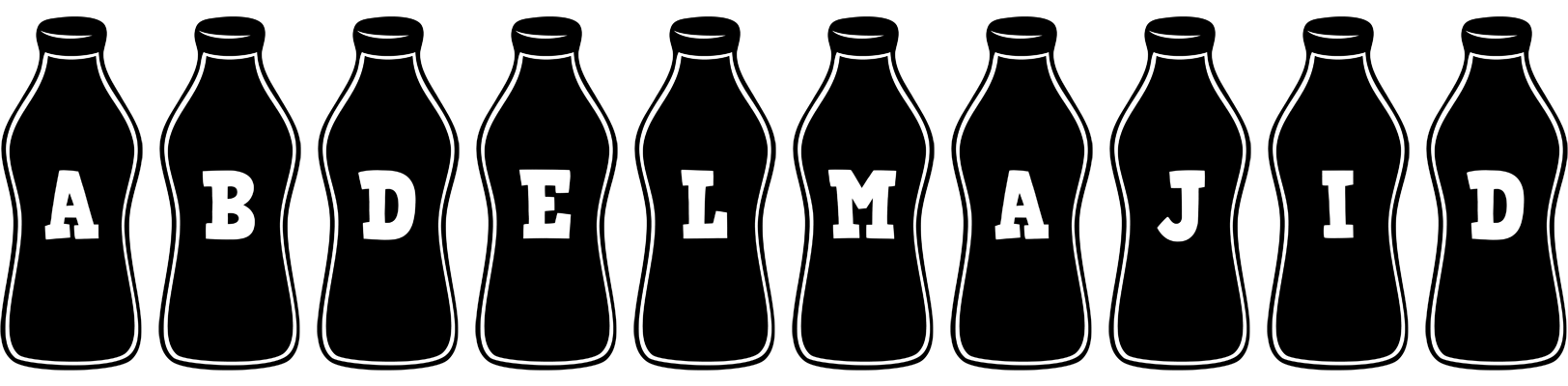 Abdelmajid bottle logo