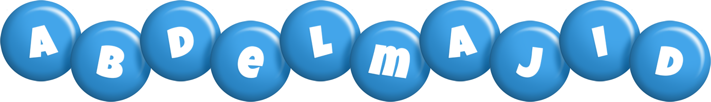 Abdelmajid candy-blue logo
