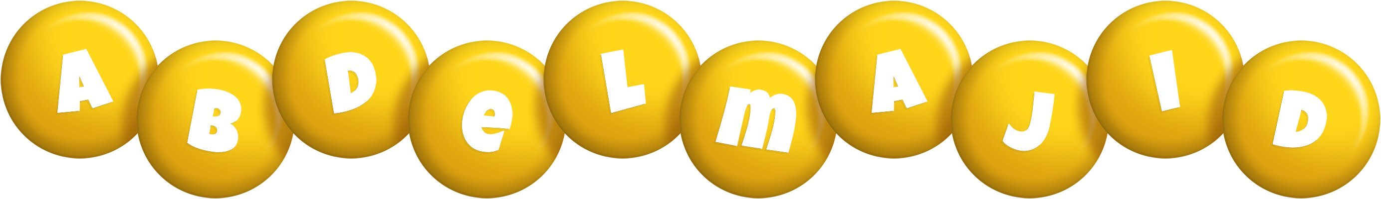 Abdelmajid candy-yellow logo