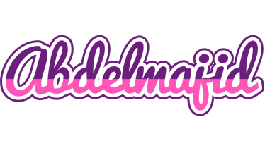 Abdelmajid cheerful logo