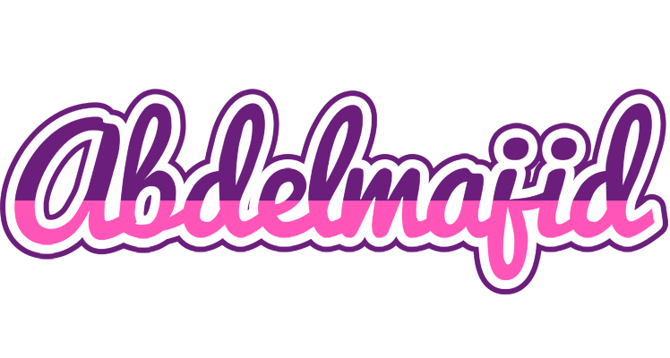 Abdelmajid cheerful logo